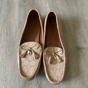 Nude Coach Flat Shoes very slick and pretty